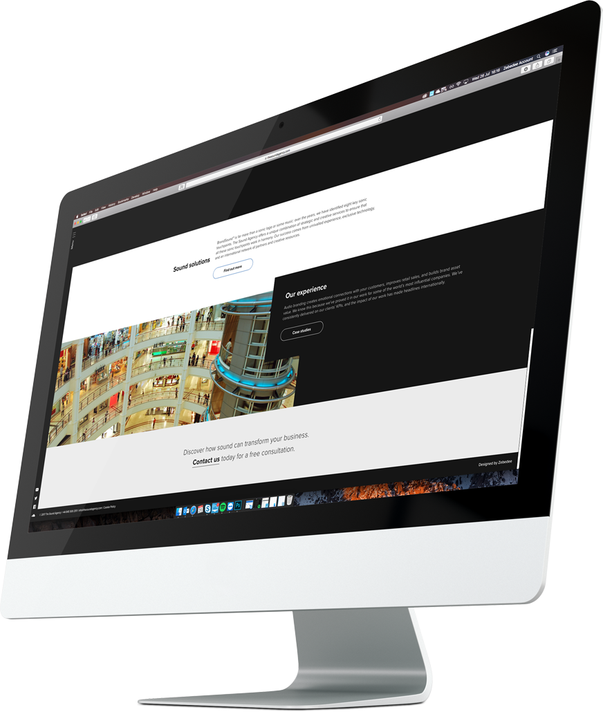 The Sound Agency Web Design