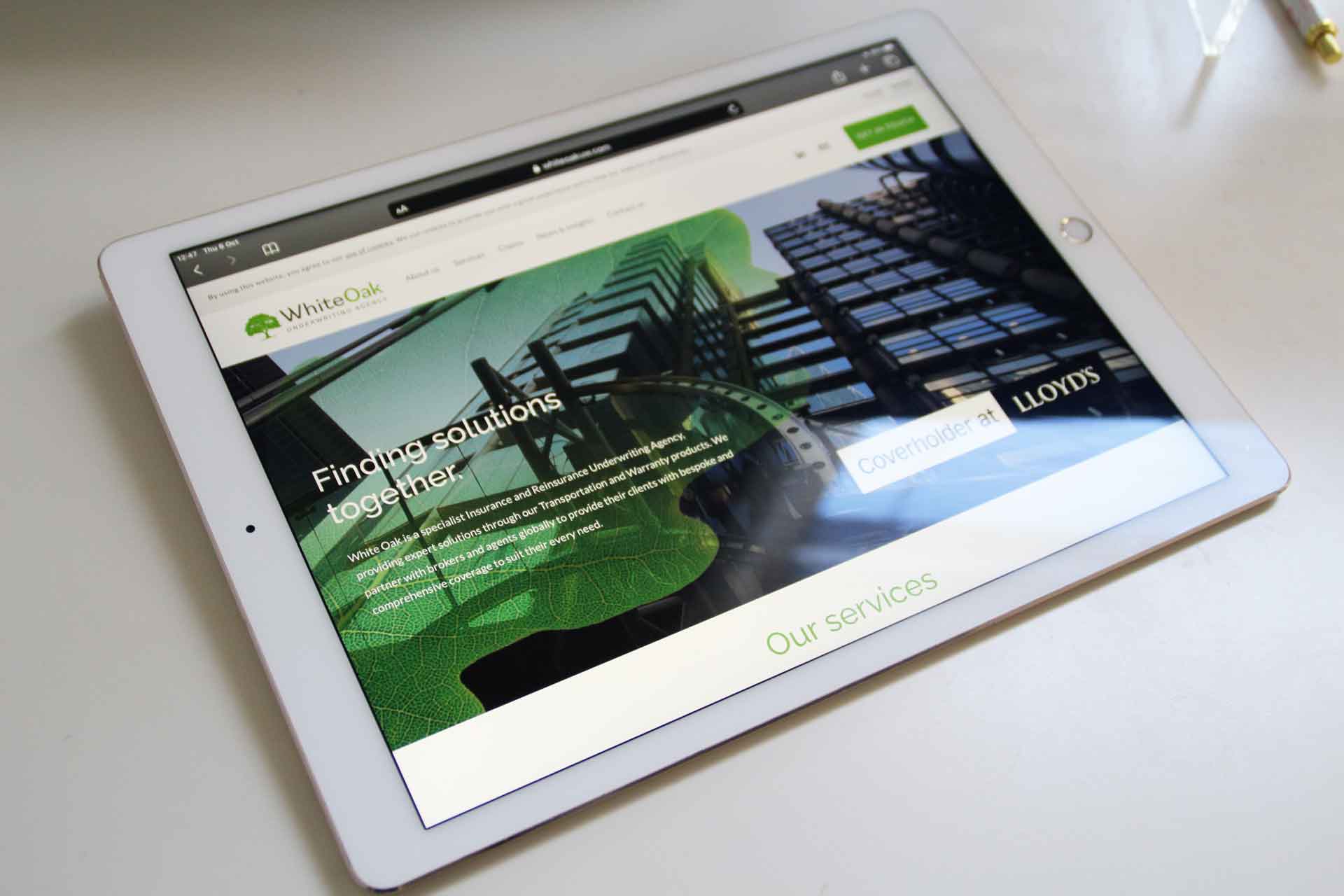 IPad Photo WOUW agency web design