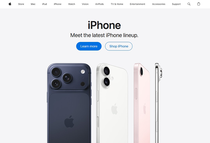 Apple's Brand - simple, polished - never changes