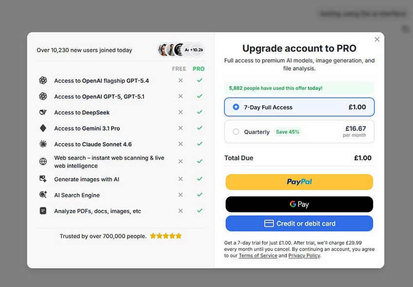Dark patterns in UX on Use.ai